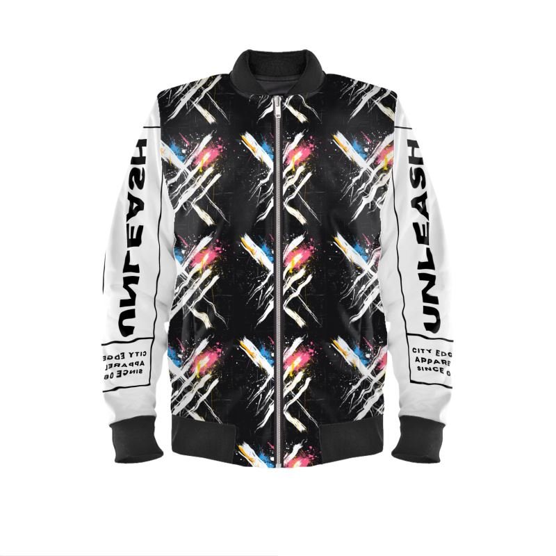 Streetwear Apparel Abstract Splash - Men's Bomber Jacket - street wear outfits - fashion statement