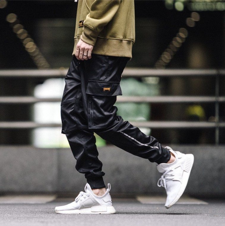 Streetwear Apparel Casual Paratrooper Leggings Cargo Pants Male - street wear outfits - fashion statement