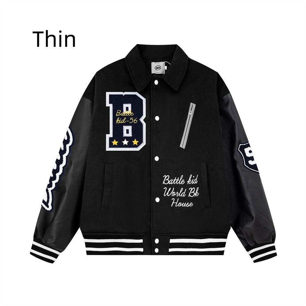 Streetwear Apparel Classic Bold Design Baseball Jacket - street wear outfits - fashion statement