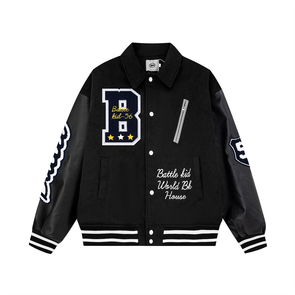 Streetwear Apparel Classic Bold Design Baseball Jacket - street wear outfits - fashion statement