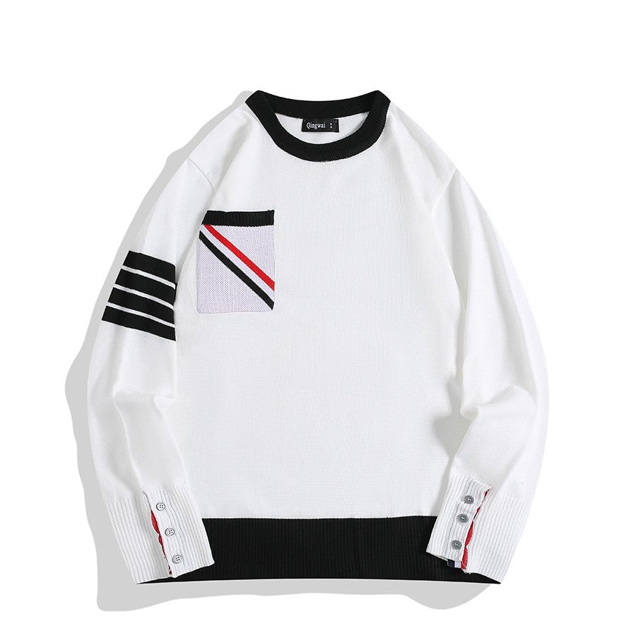 Streetwear Apparel Classic Color - Block Sweater - street wear outfits - fashion statement