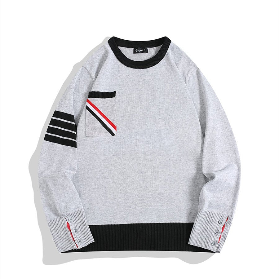 Streetwear Apparel Classic Color - Block Sweater - street wear outfits - fashion statement