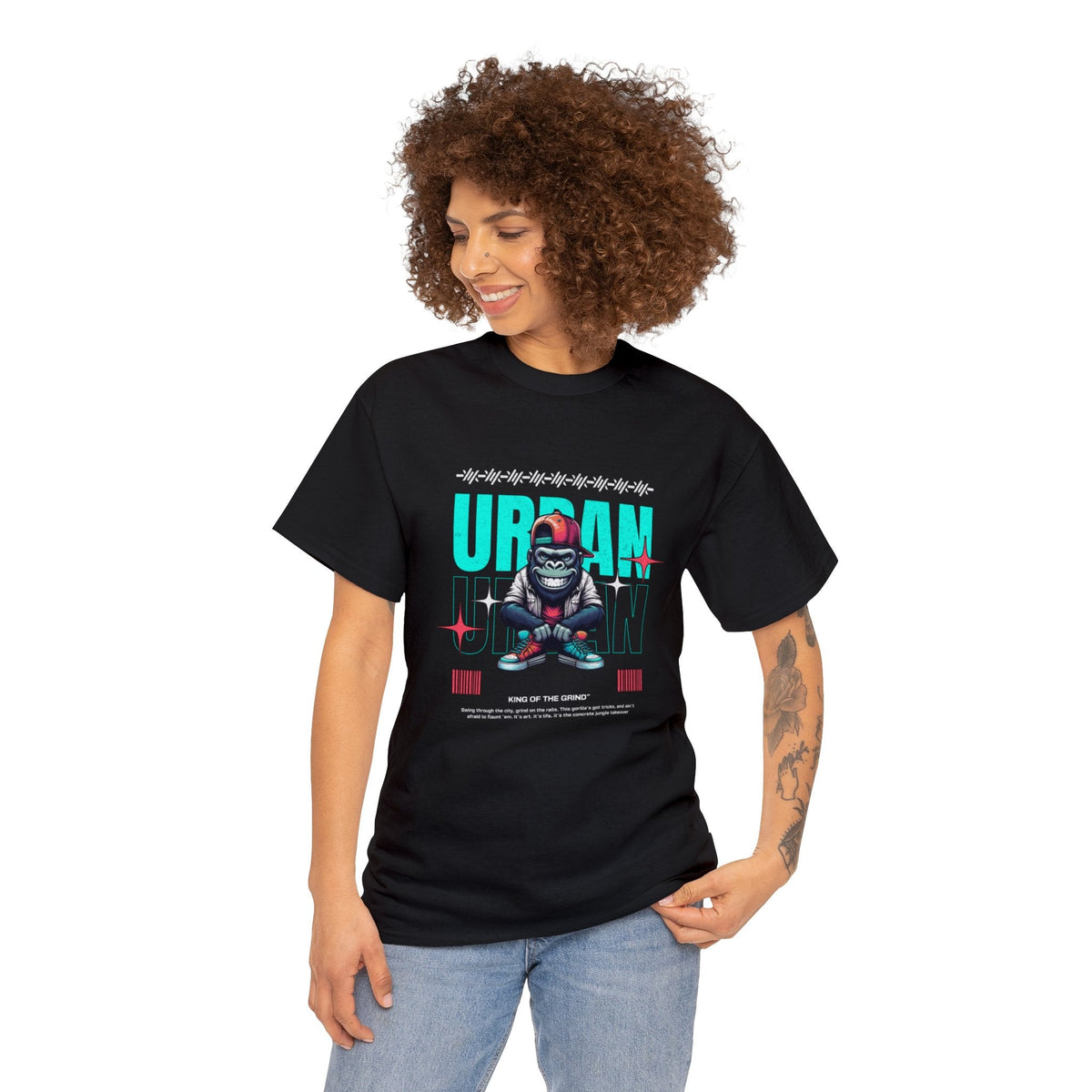 Urban casuals Unisex Heavy Cotton Tee - retro style - preppy aesthetic - fashion statement