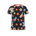 Streetwear Apparel Cut And Sew All Over Print T Shirt - street wear outfits - fashion statement