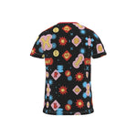 Streetwear Apparel Cut And Sew All Over Print T Shirt - street wear outfits - fashion statement