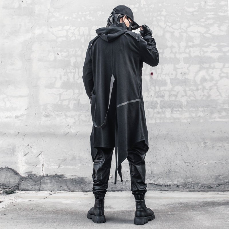 Streetwear Apparel Cyber Shimmer Samurai - Tactical Hooded Tech Outerwear - street wear outfits - fashion statement