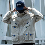 Streetwear Apparel Datastream Daopao - Printed Tech Outerwear Jacket - street wear outfits - fashion statement