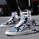 Streetwear Apparel Kaleido Kicks - High Top Sneakers - street wear outfits - fashion statement