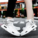 Urban Casuals New Trendy Shoes High-top Sneakers Sneakers Autumn Men's Shoes - preppy aesthetic - fashion statement