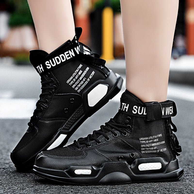 Urban Casuals New Trendy Shoes High-top Sneakers Sneakers Autumn Men's Shoes - preppy aesthetic - fashion statement