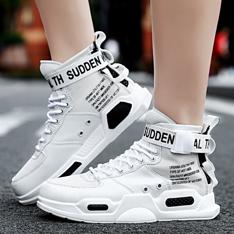 Urban Casuals New Trendy Shoes High-top Sneakers Sneakers Autumn Men's Shoes - preppy aesthetic - fashion statement