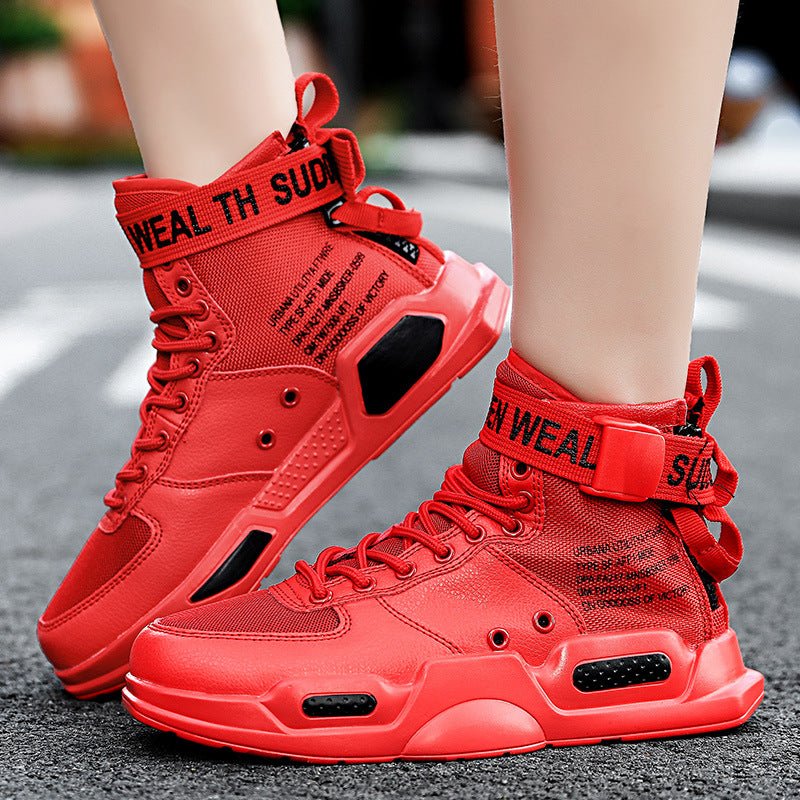 Urban Casuals New Trendy Shoes High-top Sneakers Sneakers Autumn Men's Shoes - preppy aesthetic - fashion statement