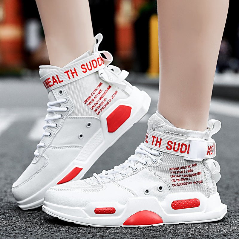 Urban Casuals New Trendy Shoes High-top Sneakers Sneakers Autumn Men's Shoes - preppy aesthetic - fashion statement