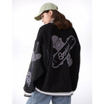 Streetwear Apparel Retro Renegade Varsity - Vintage Baseball Collar Jacket - street wear outfits - fashion statement