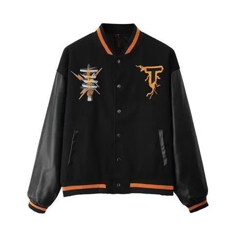 Streetwear Apparel Retro Renegade Varsity - Vintage Baseball Collar Jacket - street wear outfits - fashion statement