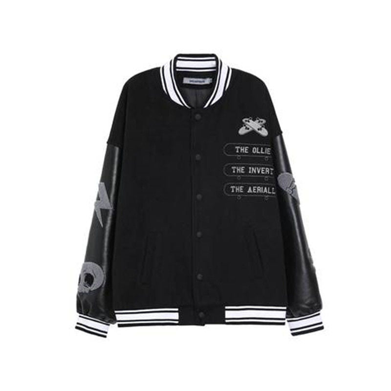 Streetwear Apparel Retro Renegade Varsity - Vintage Baseball Collar Jacket - street wear outfits - fashion statement