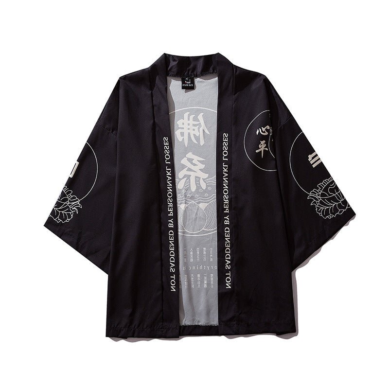 Streetwear Apparel Santo Japanese Kimono Cloak - street wear outfits - fashion statement