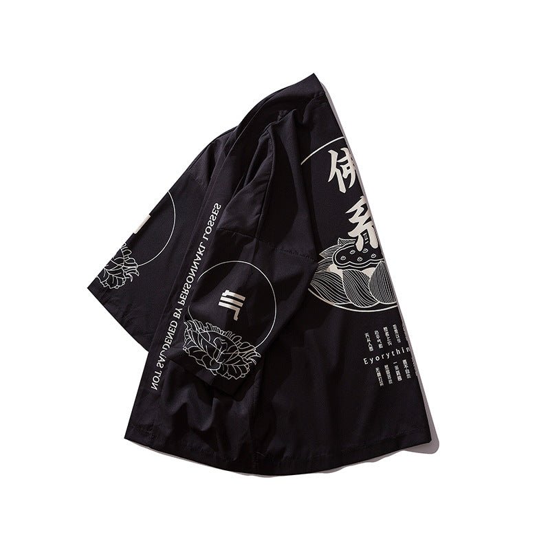 Streetwear Apparel Santo Japanese Kimono Cloak - street wear outfits - fashion statement