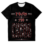 Streetwear Apparel Black and Red Graphic Tee - Fear the Chaos - street wear outfits - fashion statement