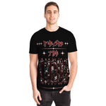 Streetwear Apparel Black and Red Graphic Tee - Fear the Chaos - street wear outfits - fashion statement