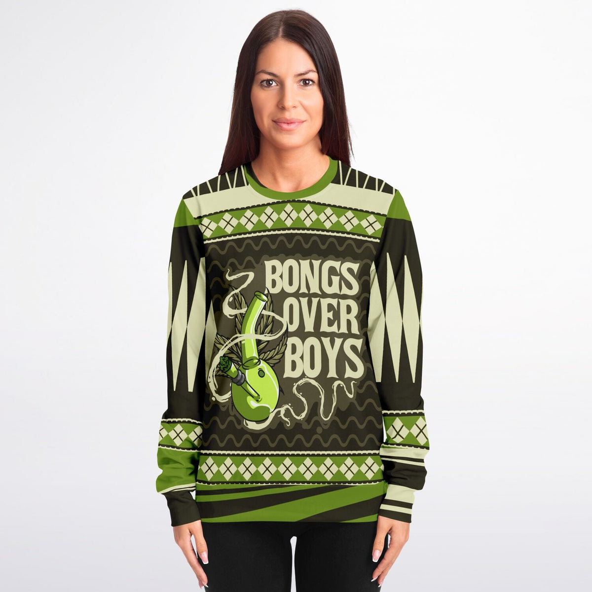 Streetwear Apparel Bongs Over Boys - Christmas Sweatshirt - street wear outfits - fashion statement