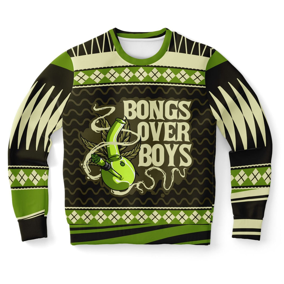 Streetwear Apparel Bongs Over Boys - Christmas Sweatshirt - street wear outfits - fashion statement