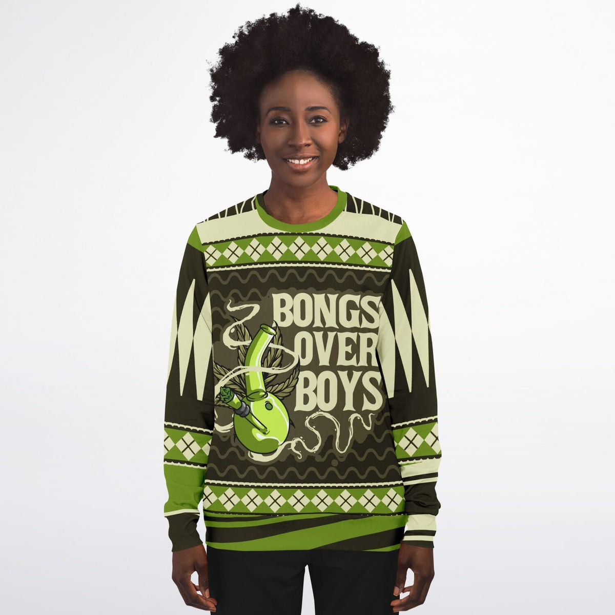 Streetwear Apparel Bongs Over Boys - Christmas Sweatshirt - street wear outfits - fashion statement