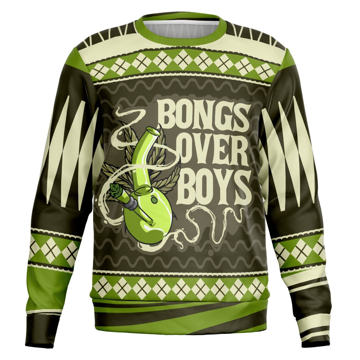 Streetwear Apparel Bongs Over Boys - Christmas Sweatshirt - street wear outfits - fashion statement