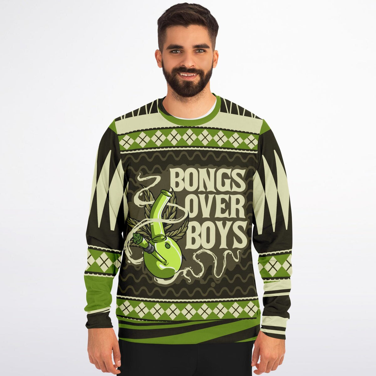 Streetwear Apparel Bongs Over Boys - Christmas Sweatshirt - street wear outfits - fashion statement