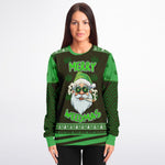 Streetwear Apparel Christmas Sweatshirt - “Merry Weedmas” - street wear outfits - fashion statement