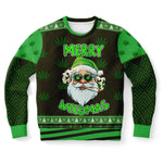 Streetwear Apparel Christmas Sweatshirt - “Merry Weedmas” - street wear outfits - fashion statement