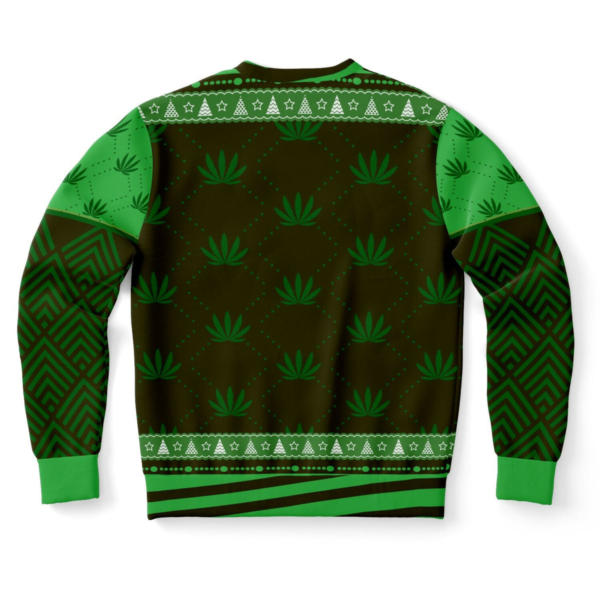 Streetwear Apparel Christmas Sweatshirt - “Merry Weedmas” - street wear outfits - fashion statement