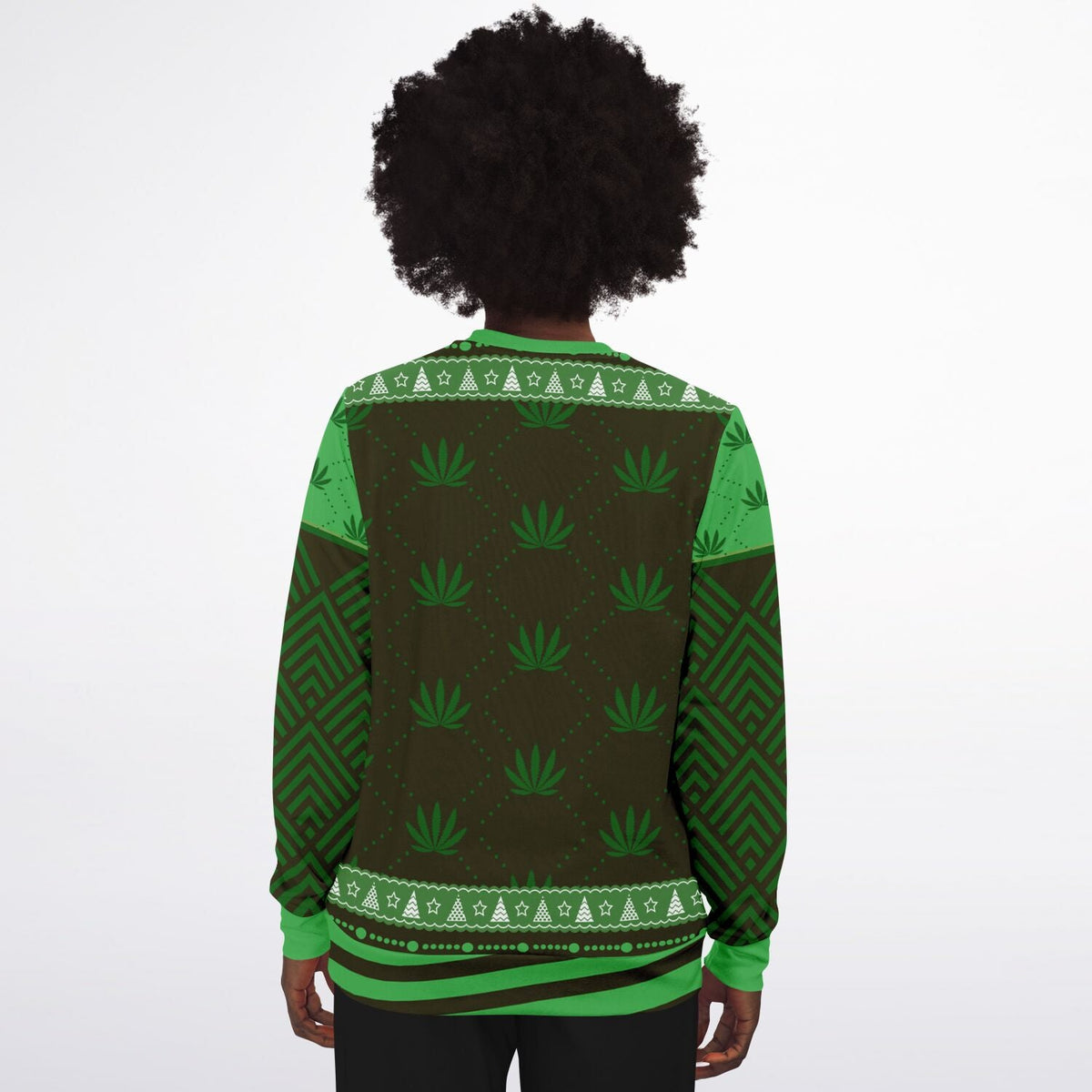 Streetwear Apparel Christmas Sweatshirt - “Merry Weedmas” - street wear outfits - fashion statement