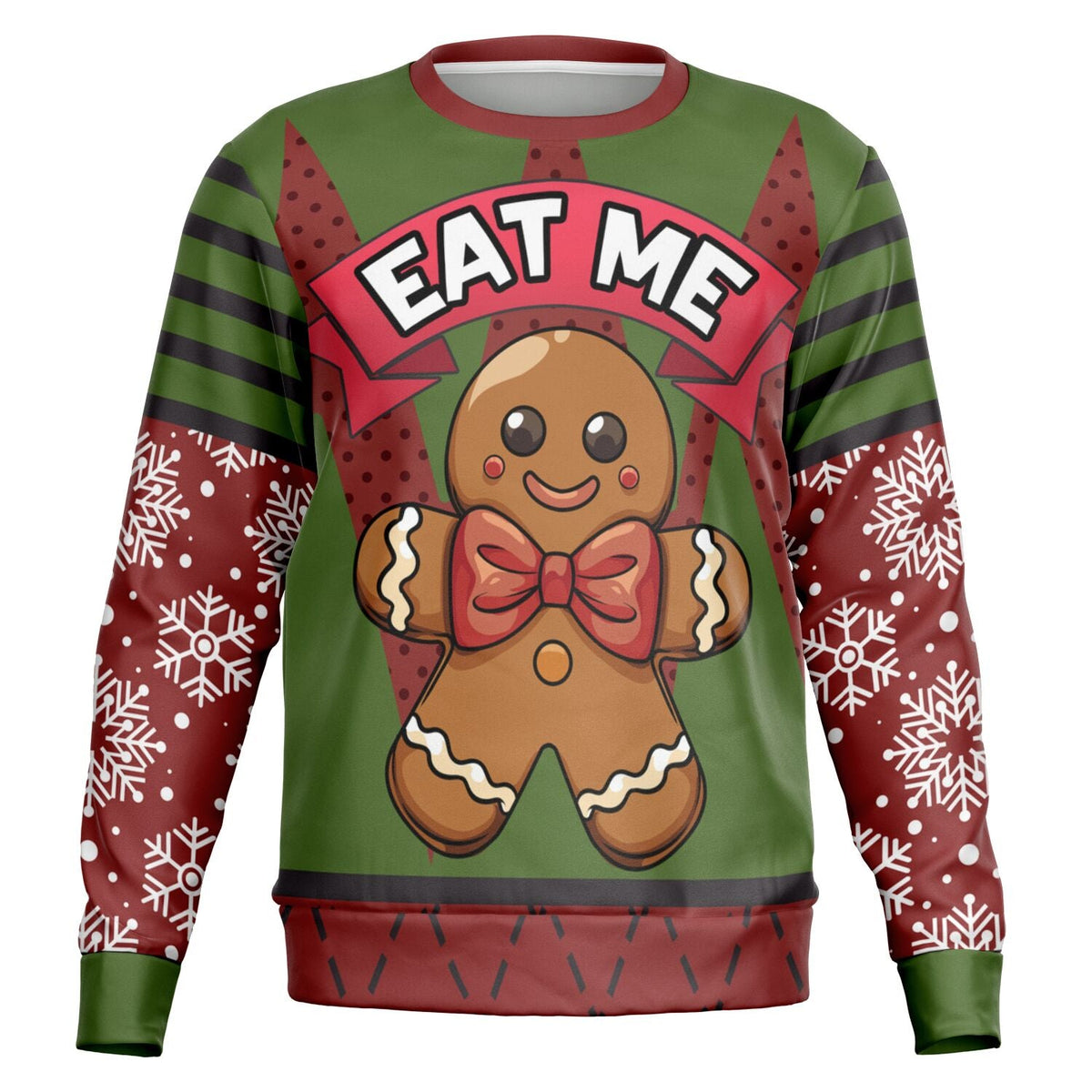 Streetwear Apparel Eat Me Gingerbread - Christmas Sweatshirt - street wear outfits - fashion statement