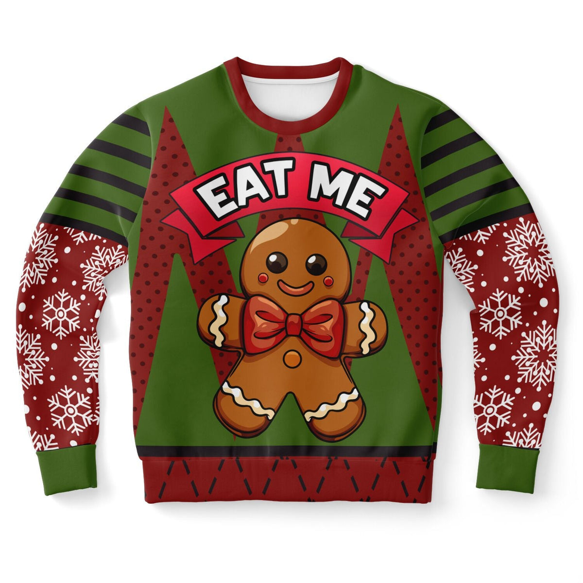 Streetwear Apparel Eat Me Gingerbread - Christmas Sweatshirt - street wear outfits - fashion statement