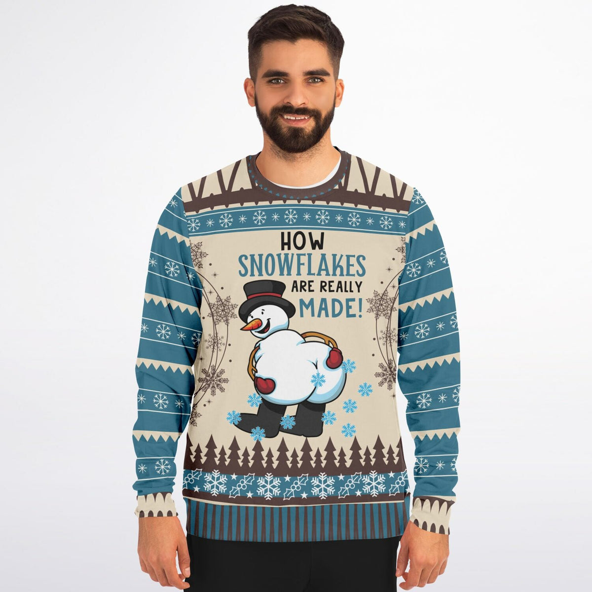 Streetwear Apparel How Snowflakes Are Really Made - Christmas Sweatshirt - street wear outfits - fashion statement