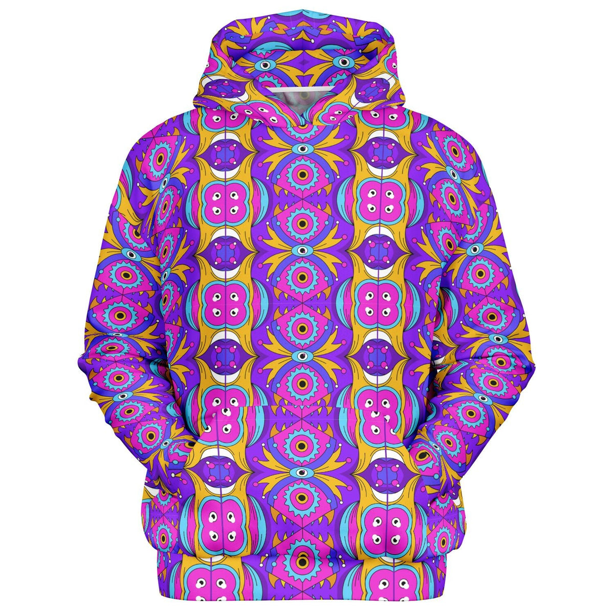 Streetwear Apparel Trippin Aliens - Psychedelic Apparel Heavyweight Oversized Hoodie - street wear outfits - fashion statement