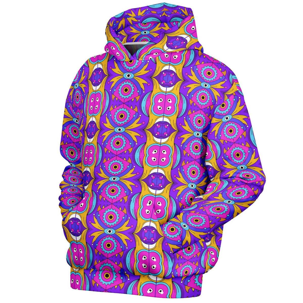 Streetwear Apparel Trippin Aliens - Psychedelic Apparel Heavyweight Oversized Hoodie - street wear outfits - fashion statement