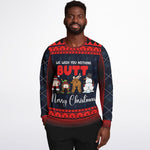 Streetwear Apparel “We Wish You Nothing Butt” - Christmas Sweatshirt - street wear outfits - fashion statement