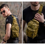 Urban Casuals Tactical Chest Bag Backpack Military Sling Shoulder Fanny Pack Cross Body Pouch - preppy aesthetic - fashion statement