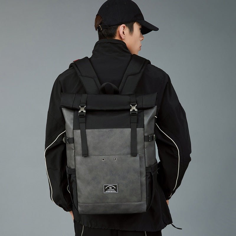 Streetwear Apparel The Street Unfurler - Large Capacity Roll - up Backpack - street wear outfits - fashion statement