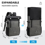 Streetwear Apparel The Street Unfurler - Large Capacity Roll - up Backpack - street wear outfits - fashion statement