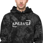 Streetwear Apparel "Unleash" by City Edge - Unisex Champion tie - dye hoodie - street wear outfits - fashion statement