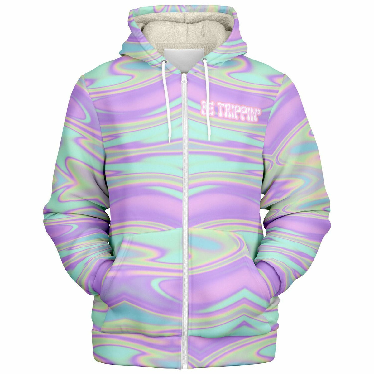 Streetwear Apparel Psychedelic Apparel - Be Trippin' Ziphoodie - street wear outfits - fashion statement