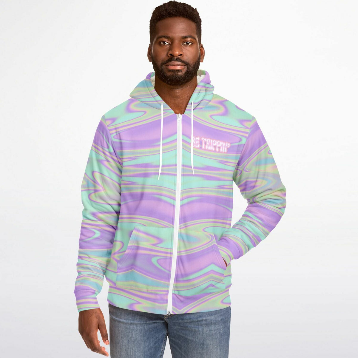 Streetwear Apparel Psychedelic Apparel - Be Trippin' Ziphoodie - street wear outfits - fashion statement