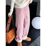 Streetwear Apparel Velvet Drawstring Sweatpants - street wear outfits - fashion statement