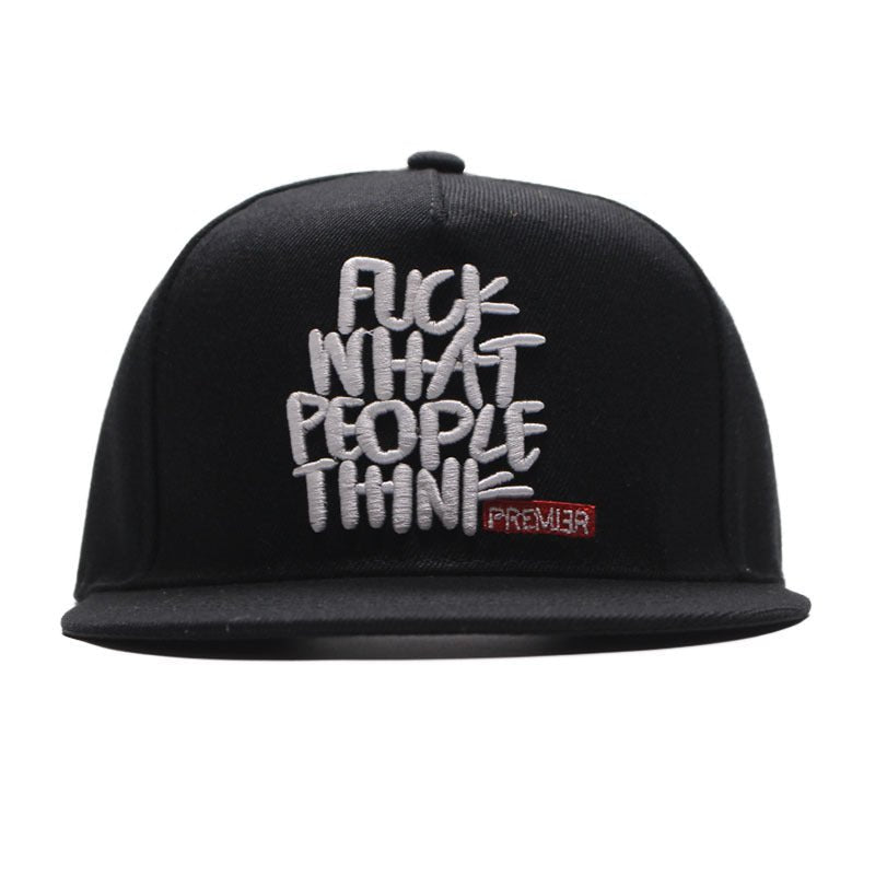 Streetwear Apparel "What People Think" - Snapback Hat - street wear outfits - fashion statement