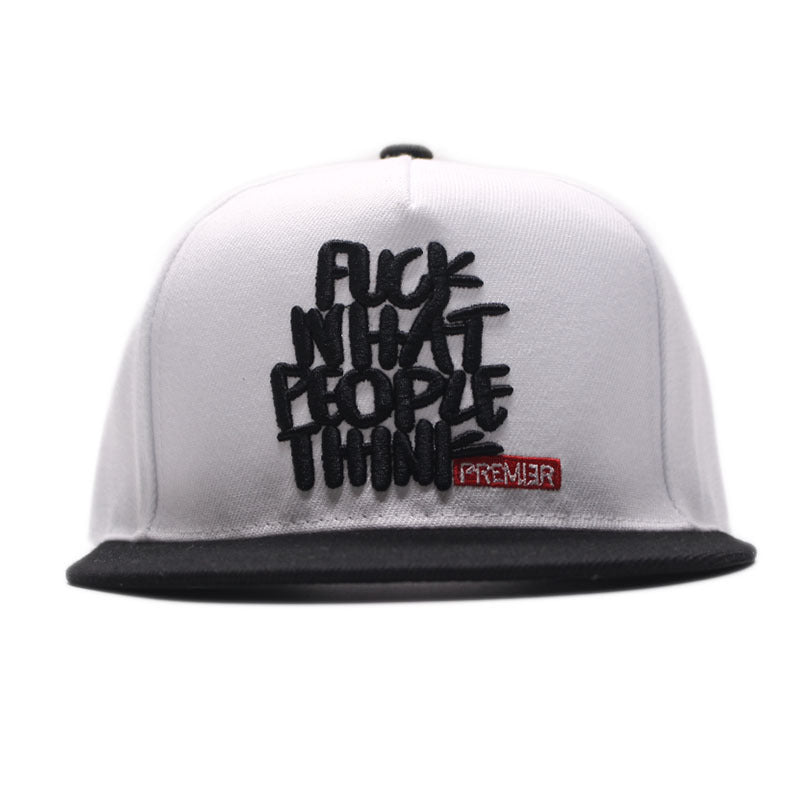 Streetwear Apparel "What People Think" - Snapback Hat - street wear outfits - fashion statement