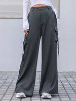 Streetwear Apparel Wide Leg Cargo Pants - street wear outfits - fashion statement