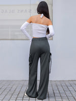 Streetwear Apparel Wide Leg Cargo Pants - street wear outfits - fashion statement